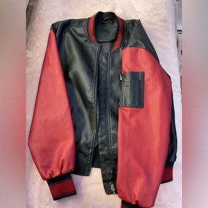 Great quality , Black & Red Varsity Jacket